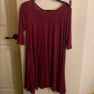 Maroon Dress